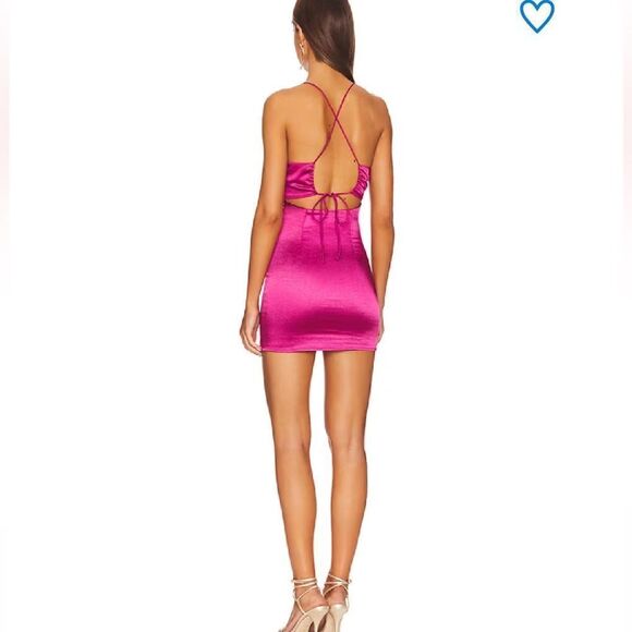 Superdown julieta mini dress in Maroon size Medium flawed NWT - Picture 5 of 10